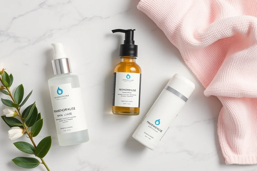 perimenopause skincare products — Perimenopause Skincare Products (the finished result)